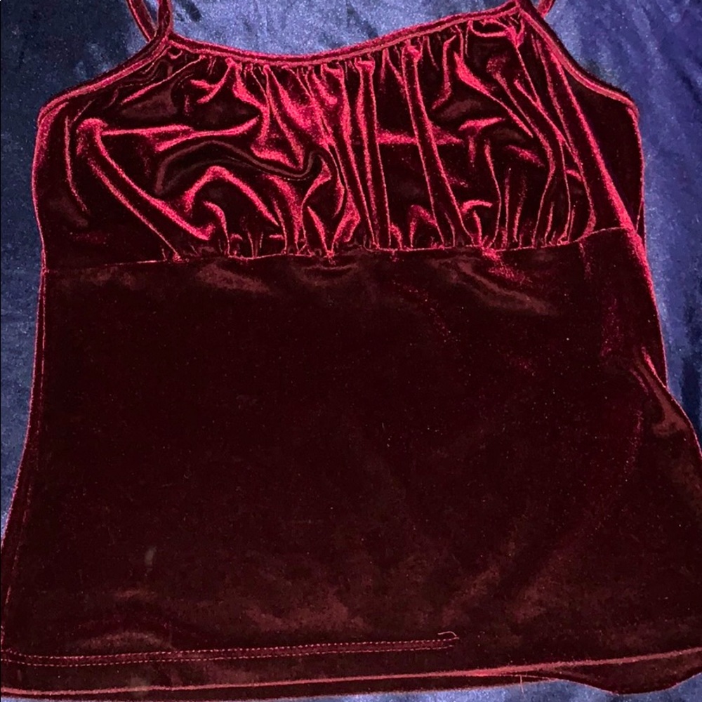 velvet tang top